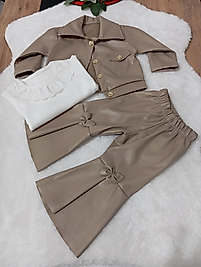 Cep datylı fiyonk deri takım